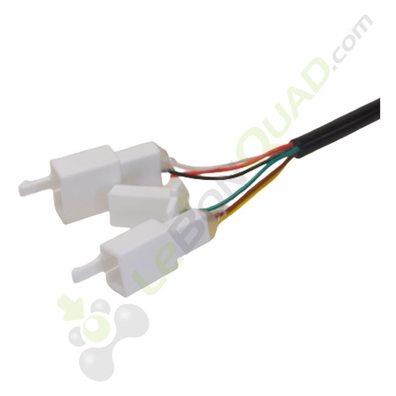 Commande d'accélérateur avec voyant de charge et bouton de phare de quad électrique