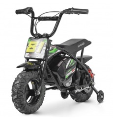 Moto électrique enfant 250w VERT E.SUPERBIKE