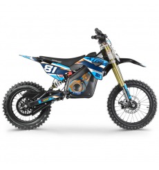 Moto cross électrique enfant 1300W BLEU SX