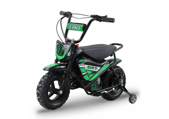Moto électrique 250W enfant LBQ Biky VERT