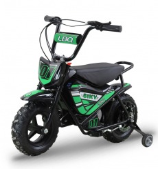 Moto électrique 250W enfant LBQ Biky VERT