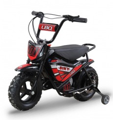 Moto électrique 250W enfant LBQ Biky ROUGE