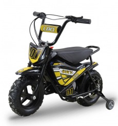 Moto électrique 250W enfant LBQ Biky JAUNE