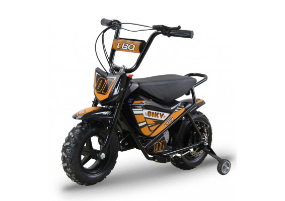 Moto électrique 250W enfant LBQ Biky ORANGE