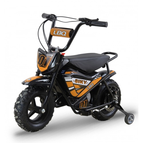 Moto électrique 250W enfant LBQ Biky ORANGE