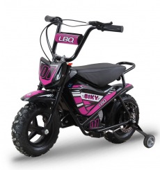 Moto électrique 250W enfant LBQ Biky ROSE
