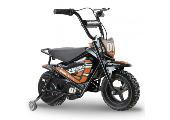 Moto électrique 250W enfant KEROX E-Fat kids ORANGE