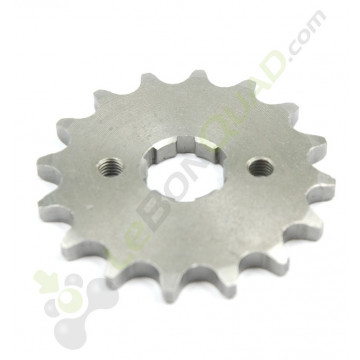Pignon de sortie de boite axe 17 mm 13 dents 420