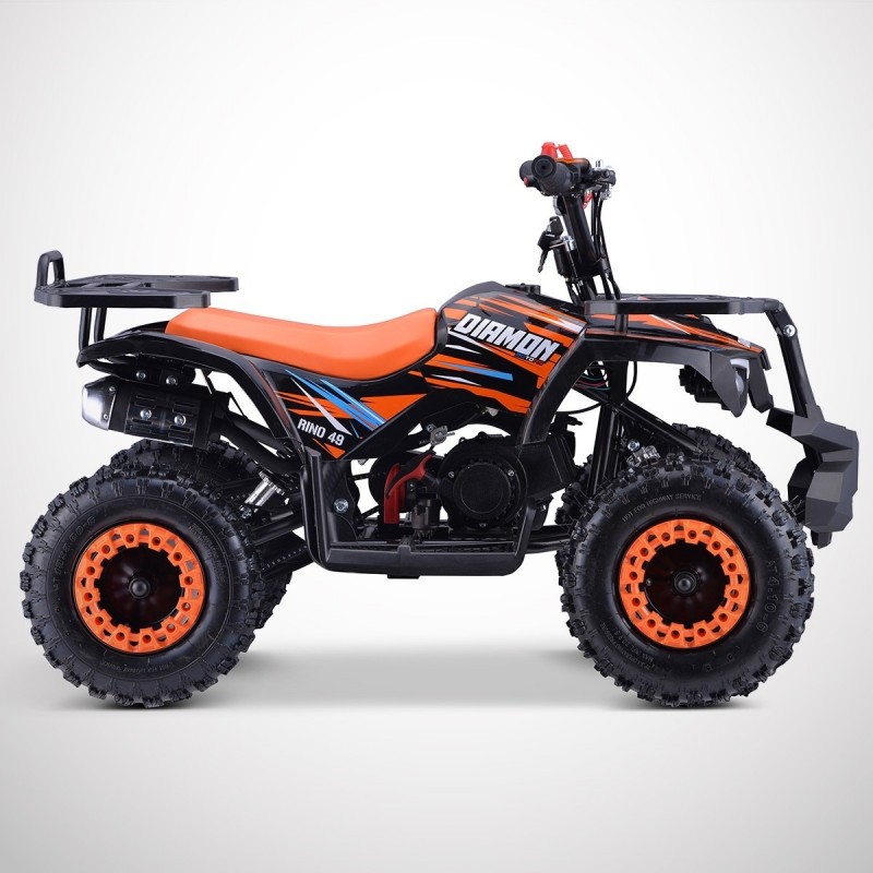 Pocket quad 49cc Orange Rino Diamon
