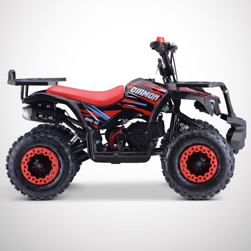 Pocket quad 49cc Rouge Rino Diamon
