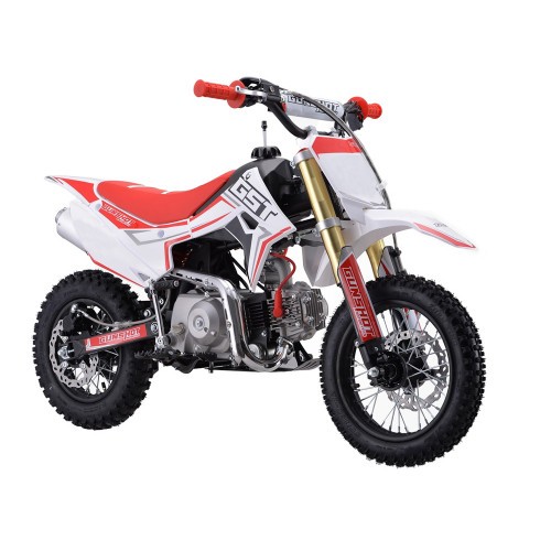 Pit Bike 110cc GUNSHOT - BLANC - édition 2024