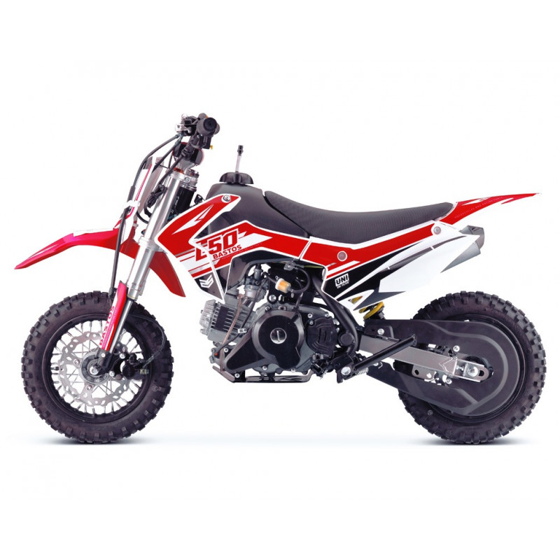 Pit Bike 50cc BASTOS L50 ROUGE - édition 2024