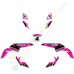 Kit déco KEROX REX ROSE de Quad pocket