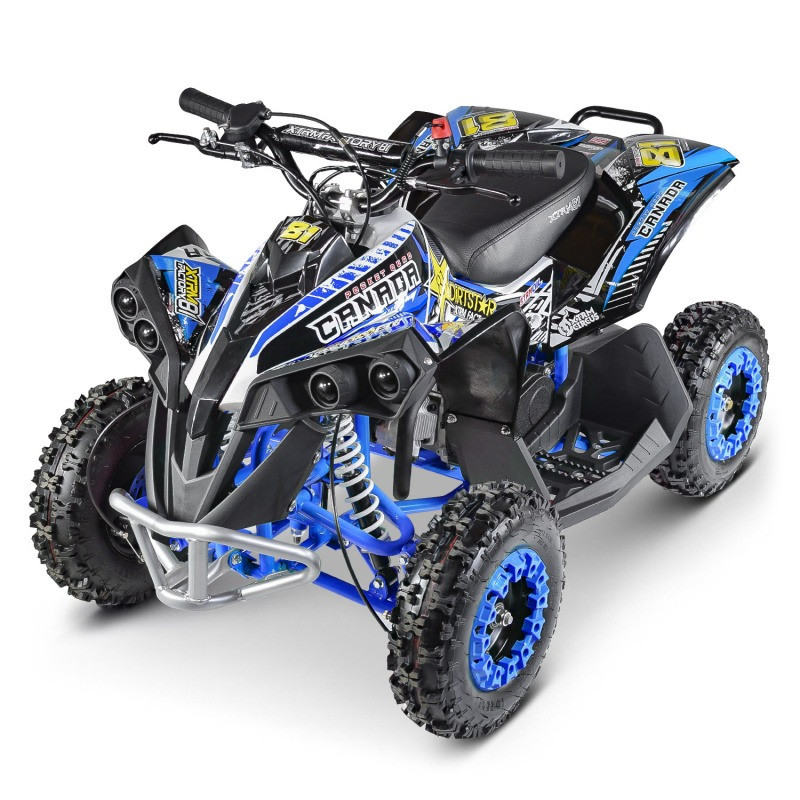 Pocket quad 50cc bleu CANADA à démarreur électrique