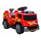 Camion électrique enfant Pompier 22W ROUGE Kingtoys