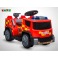 Camion électrique enfant Pompier 22W ROUGE Kingtoys