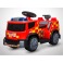 Camion électrique enfant Pompier 22W ROUGE Kingtoys