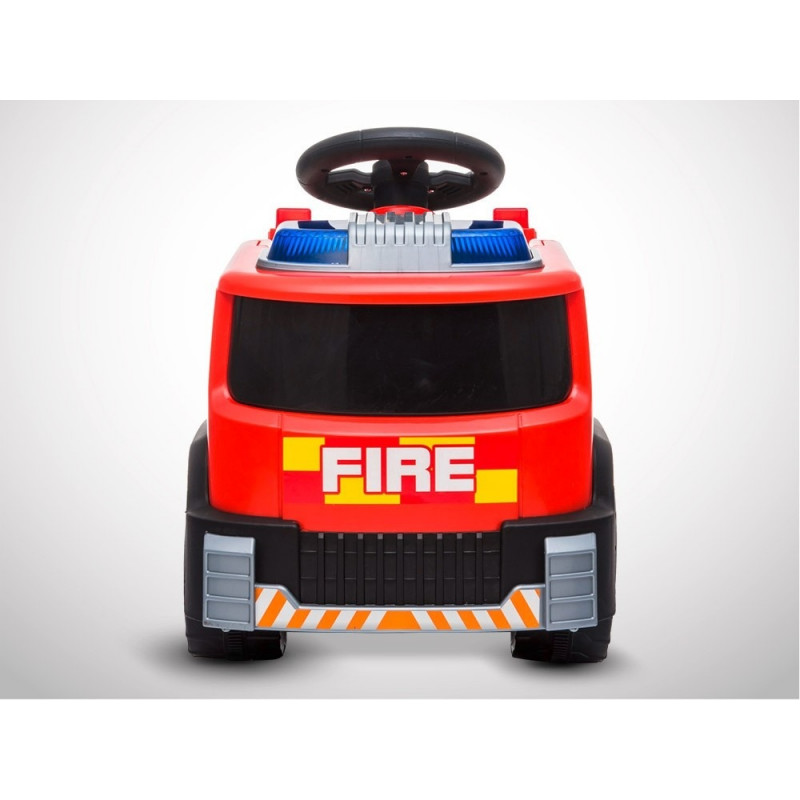 Camion électrique enfant Pompier 22W ROUGE Kingtoys