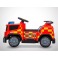 Camion électrique enfant Pompier 22W ROUGE Kingtoys