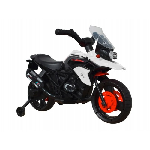 Moto électrique 6v enfant 1000GS 18W KINGTOYS - Blanc