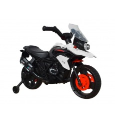 Moto électrique 6v enfant 1000GS 18W KINGTOYS - Blanc