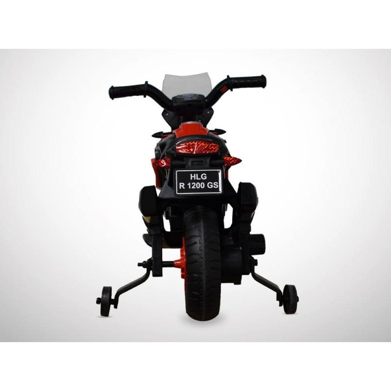 Moto électrique enfant 1000GS 18W KINGTOYS - Rouge