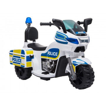 Moto électrique enfant Police 22W - KINGTOYS