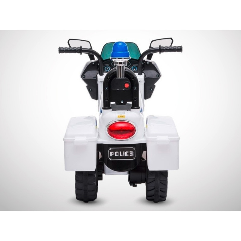 Moto électrique enfant Police 22W - KINGTOYS