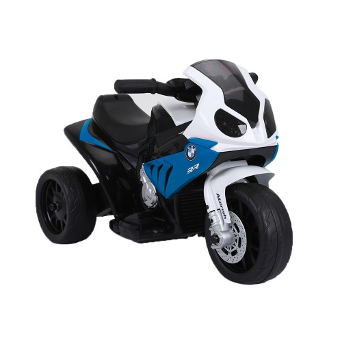 Moto électrique 6v BMW enfant - S1000 RR 18W - Bleu KINGTOYS