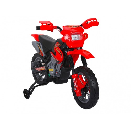 Moto électrique 6V enfant COBRA Rouge 18W KINGTOYS