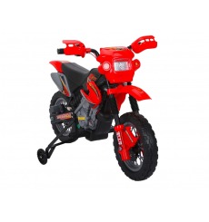 Moto électrique 6V enfant COBRA Rouge 18W KINGTOYS