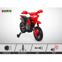 Moto électrique enfant COBRA Rouge 18W KINGTOYS Moto électrique enfant COBRA Rouge 18W KINGTOYS
