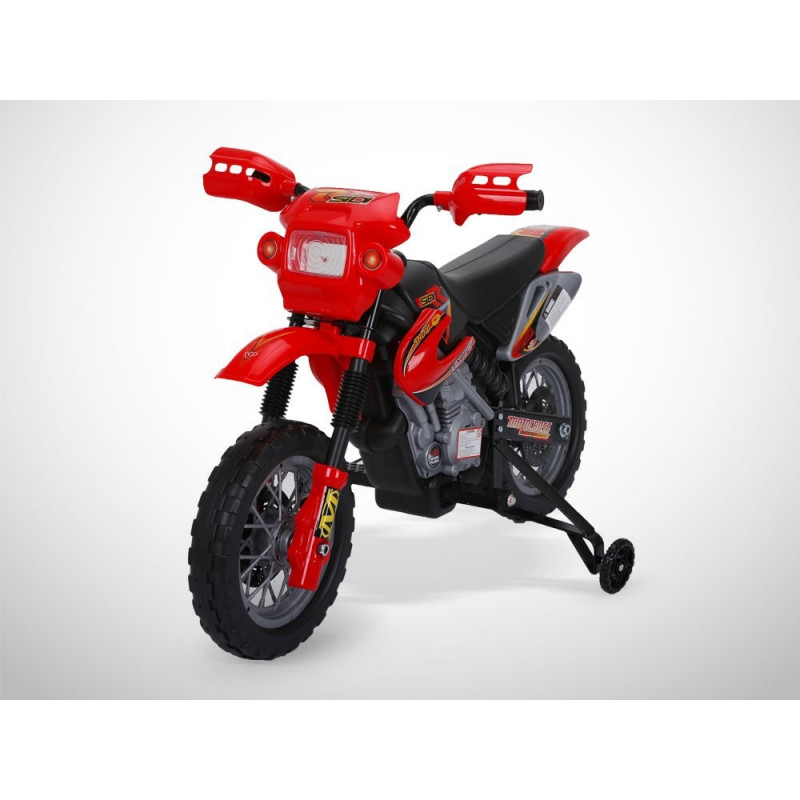 Moto électrique enfant COBRA Rouge 18W KINGTOYS