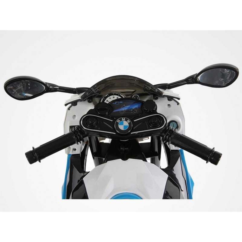 Moto électrique enfant BMW 70W bleue S1000RR KINGTOYS