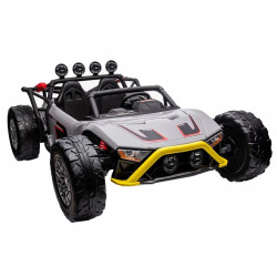 Buggy électrique enfant 2 places 240w GRIS SLIDER KINGTOYS