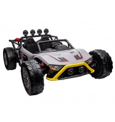 Buggy enfant électrique 2 places 12V / 240w GRIS SLIDER KINGTOYS