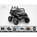 Buggy 4X4 électrique enfant 2 places 12V MERCEDES UNIMOG NOIR KINGTOYS Buggy 4X4 électrique enfant 2 places 12V MERCEDES UNIMOG NOIR KINGTOYS