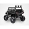 Buggy 4X4 électrique enfant 2 places 12V MERCEDES UNIMOG NOIR KINGTOYS