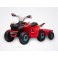 Quad électrique enfant 6V ROUGE à remorque BISON KINGTOYS