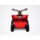 Quad électrique enfant 6V ROUGE à remorque BISON KINGTOYS