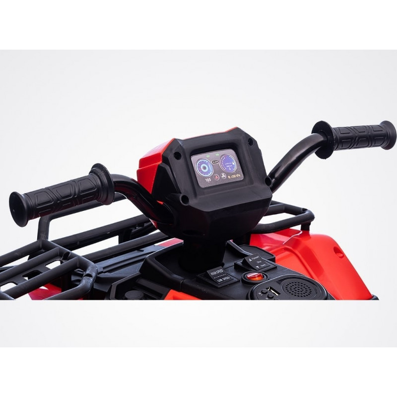 Quad électrique enfant 12V ROUGE RINO KINGTOYS