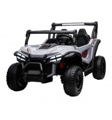 Buggy 4X4 électrique enfant 24V 2 places SSV GRIS KINGTOYS