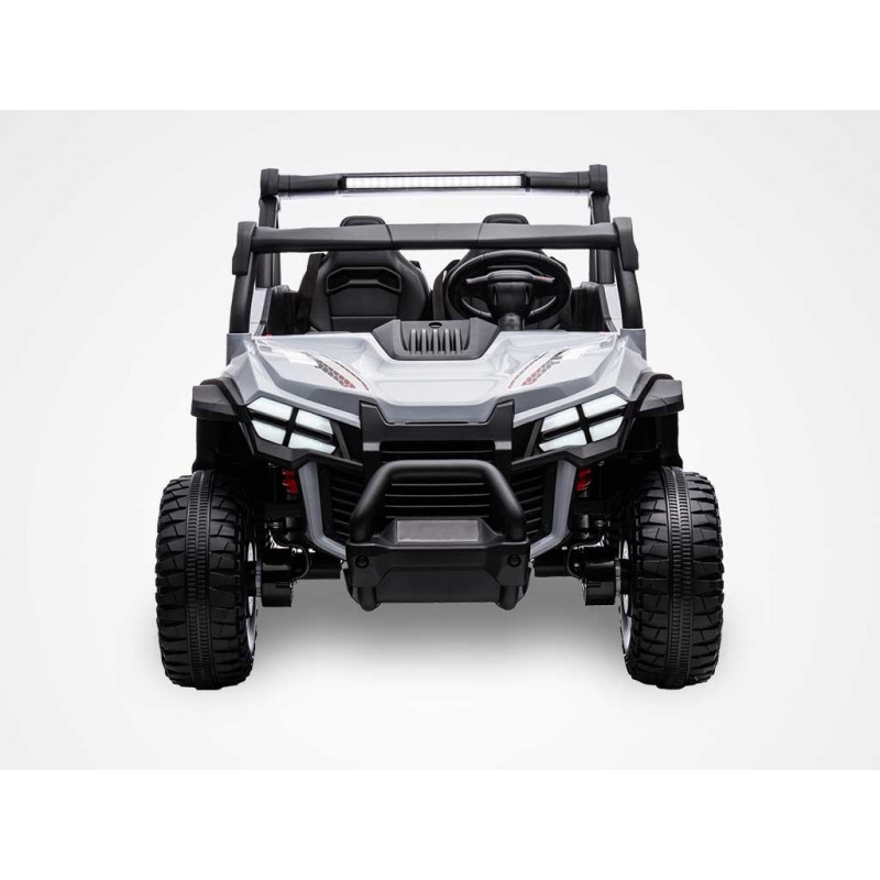 Buggy 4X4 électrique enfant 24V 2 places SSV GRIS KINGTOYS