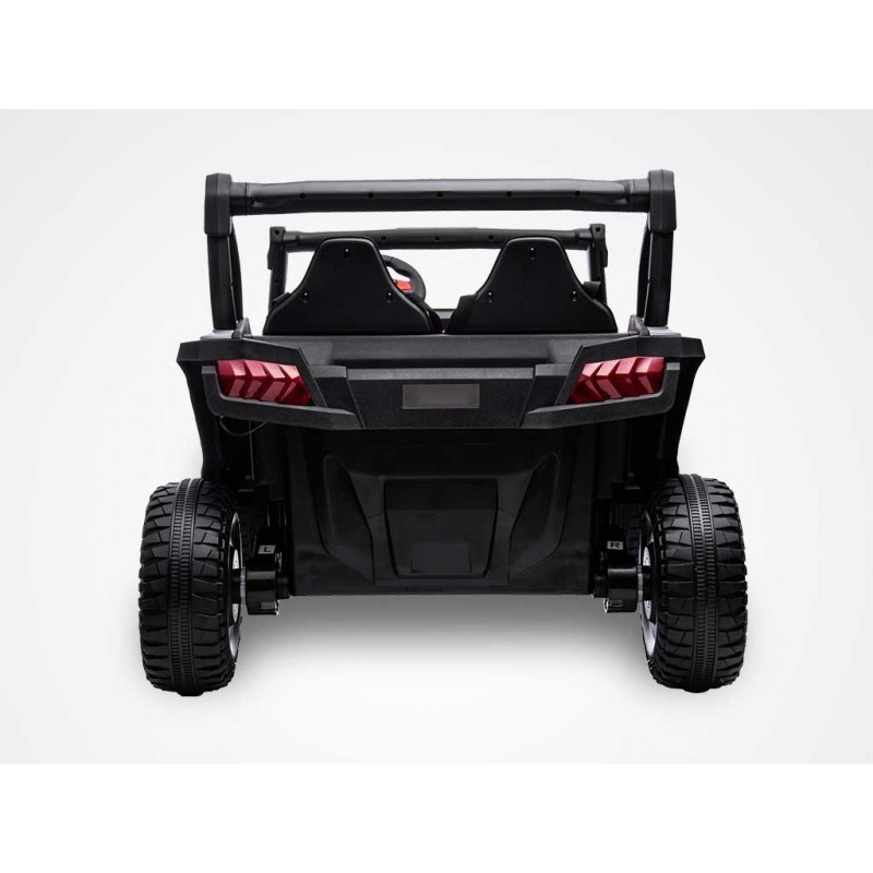 Buggy 4X4 électrique enfant 24V 2 places SSV GRIS KINGTOYS