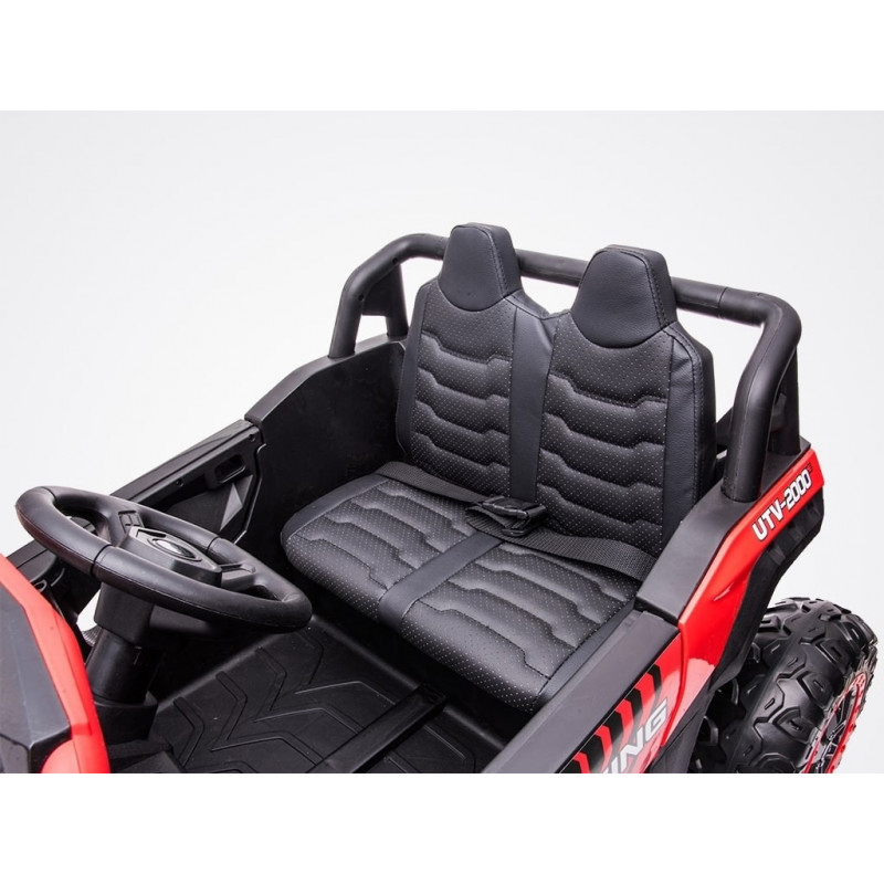 Buggy électrique enfant 12V 2 places SPORTAX ROUGE KINGTOYS