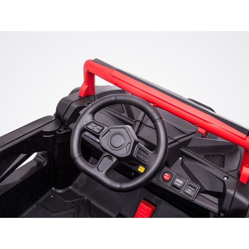 Buggy électrique enfant 12V 2 places SPORTAX ROUGE KINGTOYS