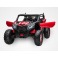 Buggy électrique enfant 12V 2 places TURBO-R ROUGE KINGTOYS