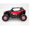 Buggy électrique enfant 12V 2 places TURBO-R ROUGE KINGTOYS