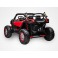 Buggy électrique enfant 12V 2 places TURBO-R ROUGE KINGTOYS