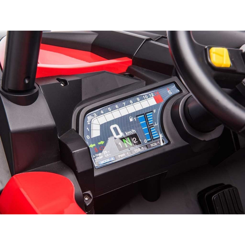 Buggy enfant électrique12V - 240w 2 places SPORTAX ROUGE KINGTOYS